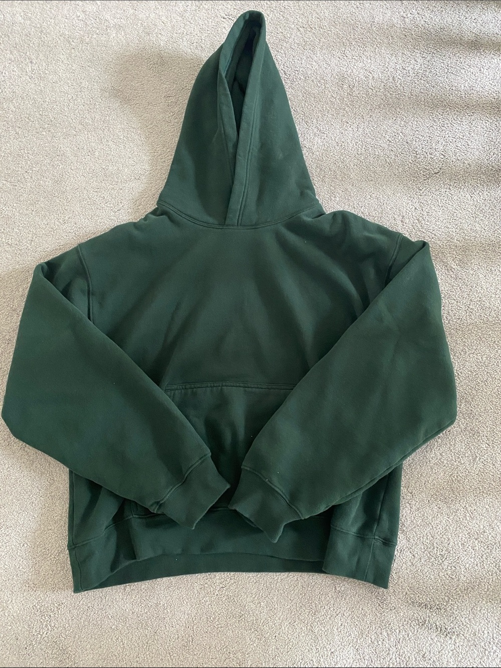 NEW* Aritzia Forest Green Hooded Pullover Sweatshirt